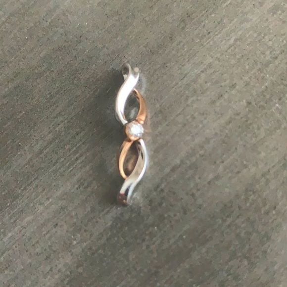 14k, 925, diamond, infinity anniversary charm - Picture 6 of 6